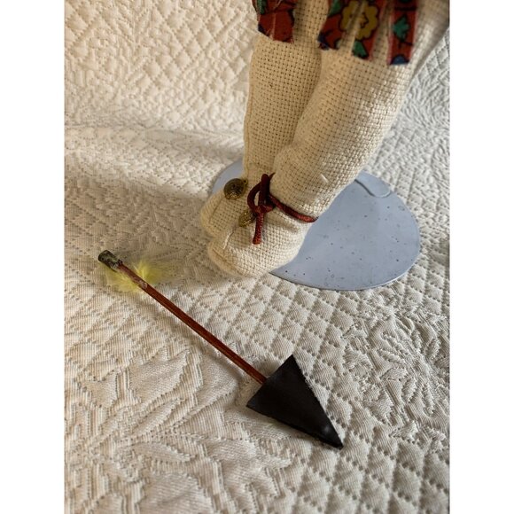 Vintage Duck House Heirloom Porcelain Indian Doll Bow & Arrow - Picture 9 of 14